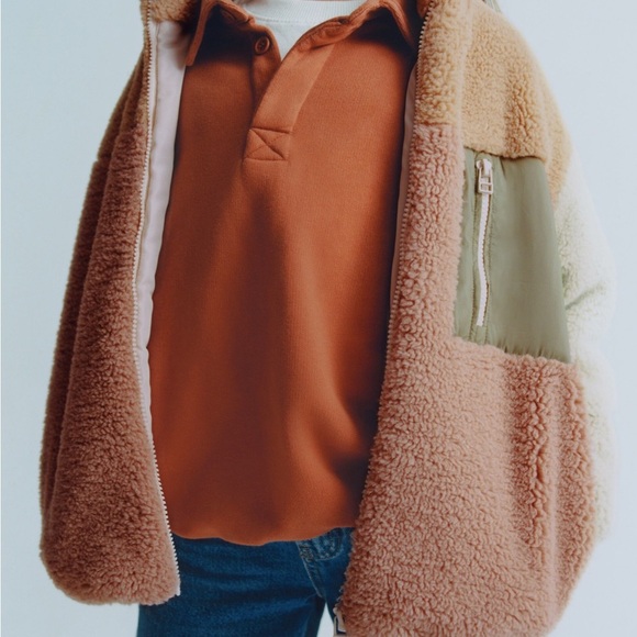 Zara Shearling Jacket - Picture 4 of 9